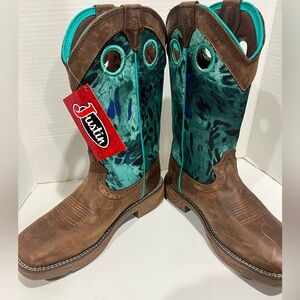 Justin Women's Stampede Rush Square Size W7.5